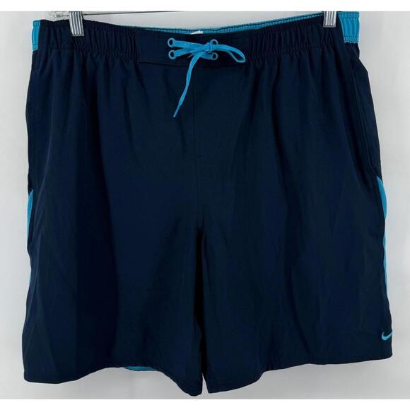 NIKE Men's 20" Contend 2.0 Shorts XXL 2XL NESS9427 Blue Water Repellent MSRP $52 - Picture 1 of 9